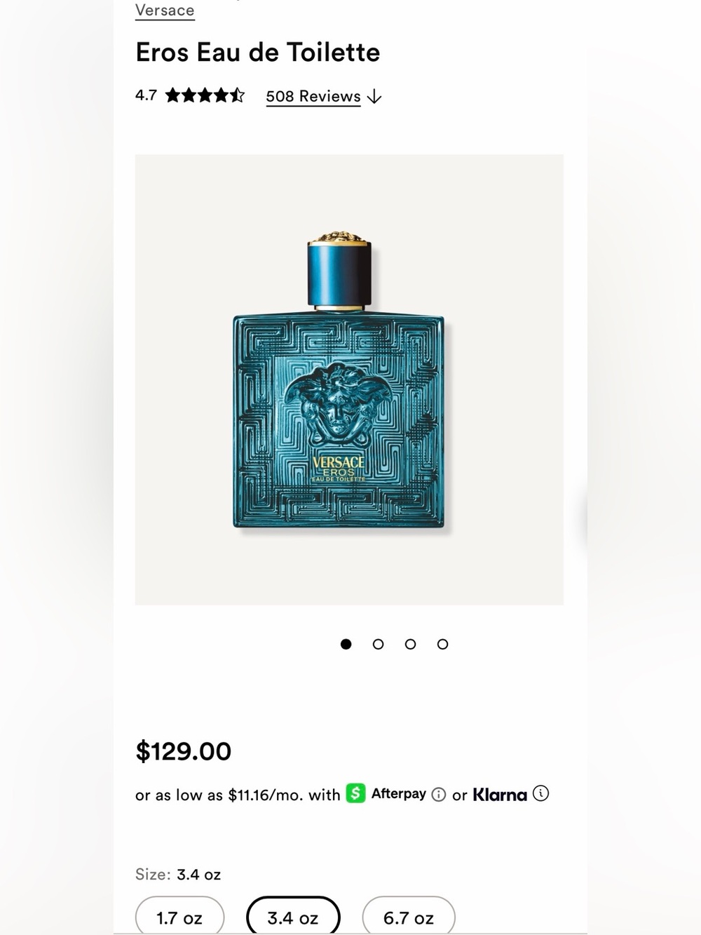 Versace Eros 100ml